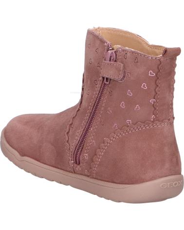 GEOX MACCHIA B264PA 00721 C8007 DARK ROSE BOOTS C8007 DK ROSE