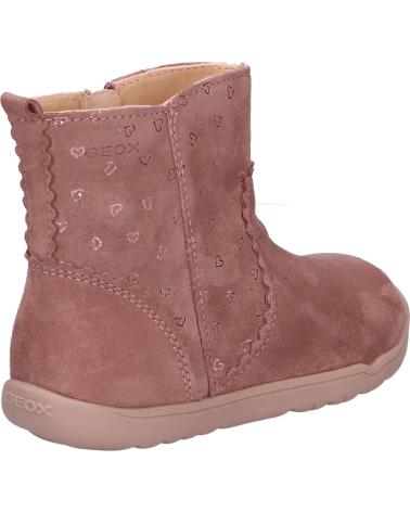 GEOX MACCHIA B264PA 00721 C8007 DARK ROSE BOOTS C8007 DK ROSE