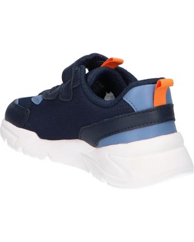 boy and girl Trainers geox J55MQB 0FU54 J LOFTUS C0659 NAVY-ORANGE