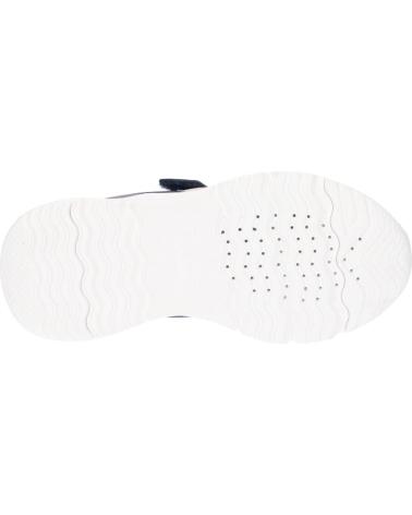 boy and girl Trainers geox J55MQB 0FU54 J LOFTUS C0659 NAVY-ORANGE