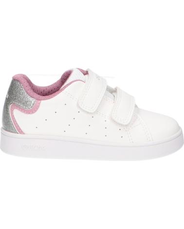 GEOX B ECLYPER B365MA 0BCKC C0674 WHITE PINK TRAINERS C0674 WHITE-ROSE