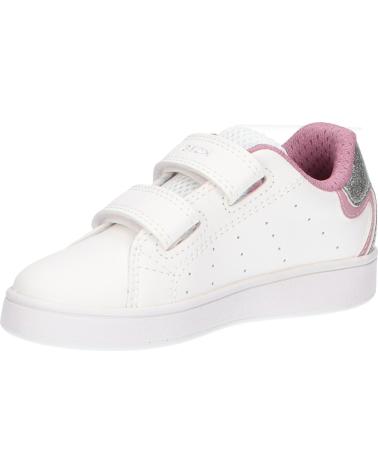 GEOX B ECLYPER B365MA 0BCKC C0674 WHITE PINK TRAINERS C0674 WHITE-ROSE