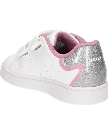 GEOX B ECLYPER B365MA 0BCKC C0674 WHITE PINK TRAINERS C0674 WHITE-ROSE