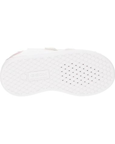 GEOX B ECLYPER B365MA 0BCKC C0674 WHITE PINK TRAINERS C0674 WHITE-ROSE