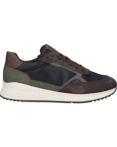 DEPORTIVAS GEOX BRANTHON U55LCA 0CQ22 AZUL MARINO MARRÓN OSCURO C4284 NAVY-DK BROWN