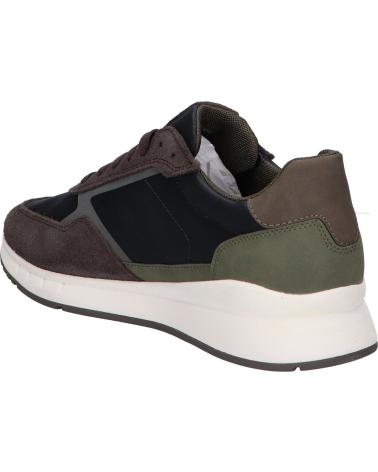 DEPORTIVAS GEOX BRANTHON U55LCA 0CQ22 AZUL MARINO MARRÓN OSCURO C4284 NAVY-DK BROWN