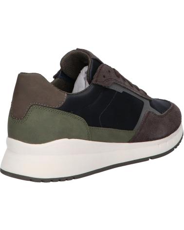 DEPORTIVAS GEOX BRANTHON U55LCA 0CQ22 AZUL MARINO MARRÓN OSCURO C4284 NAVY-DK BROWN