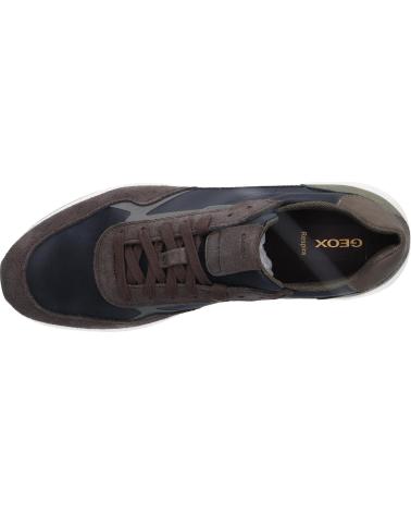 DEPORTIVAS GEOX BRANTHON U55LCA 0CQ22 AZUL MARINO MARRÓN OSCURO C4284 NAVY-DK BROWN