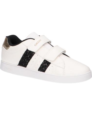 GEOX J45LRA 000BC J ECLYPER C1351 OFF WHITE-BLACK C1351 OFF WHITE-BLACK