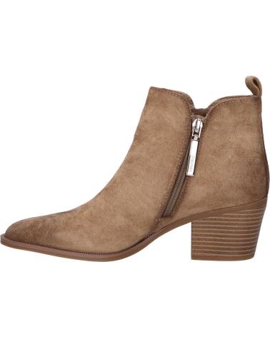 Inicio-REFRESH-BOTÍN REFRESH 173180 BEIGE CON TACÓN Y CREMALLERA-BEIGE