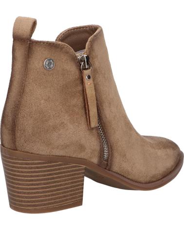 Inicio-REFRESH-BOTÍN REFRESH 173180 BEIGE CON TACÓN Y CREMALLERA-BEIGE