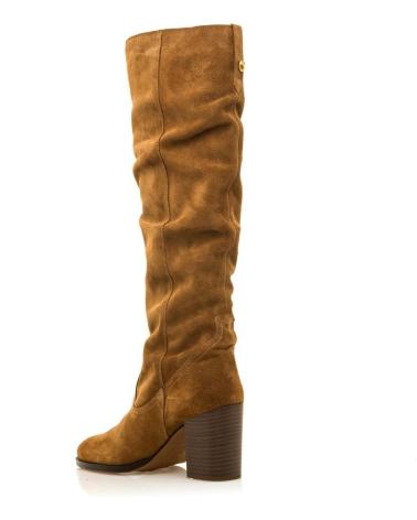 STIVALE MTNG 55439 IN CAMOSCIO MARRONE CON TACCO BLOCCO MARRóN