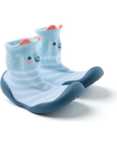 GIOSEPPO MEIAS-BOTINHAS ANTIDERRAPANTES LISTRADAS AZUIS 76573 AZUL