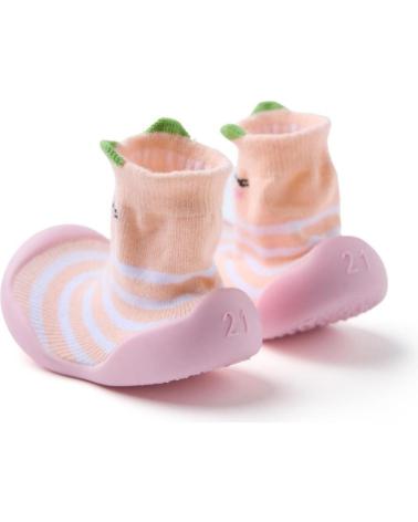 GIOSEPPO MEIAS-BOTINHAS ANTIDERRAPANTES LISTRADAS ROSAS 76574 ROSA