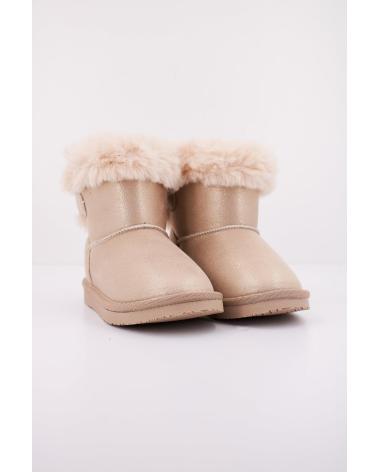 OSITO BOTAS 140123 CON CUELLO DE PELO DORADO-PLATINO ORO-PLATINO