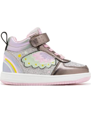 ZAPATILLAS DEPORTIVAS BOTA CON LUCES CONGUITOS 224055 PEWTER ESTANO