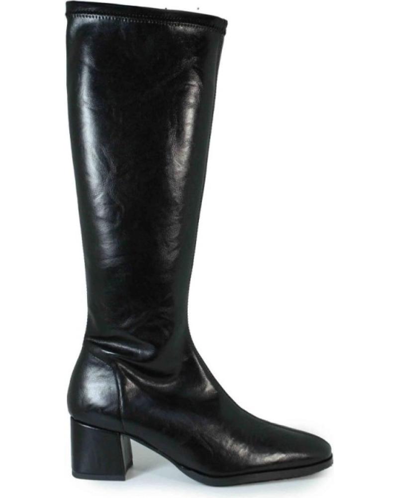 MISS ELASTIC BOTAS ALTAS DE TACÓN ELÁSTICAS 78331 NEGRAS NEGRO