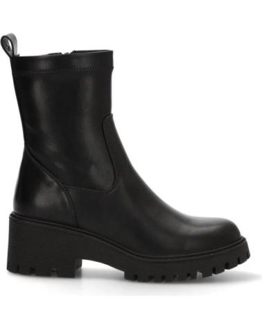 ZAPP BOTINES PLANOS MUJER 11048 NEGRO