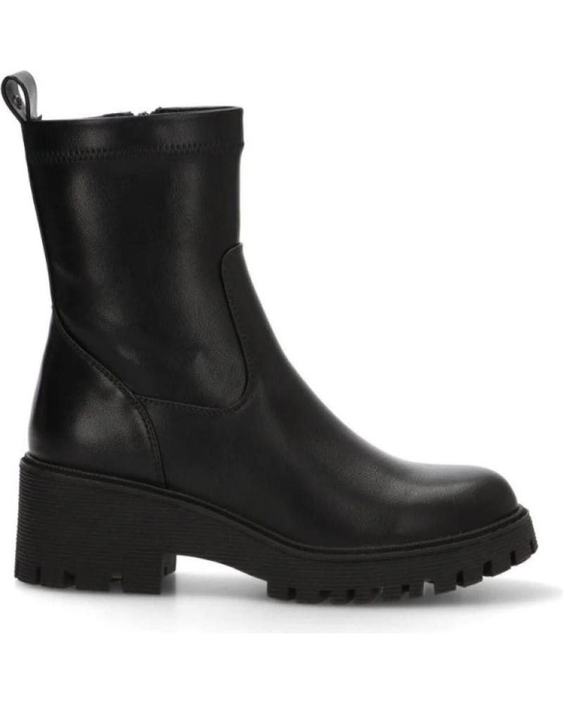 ZAPP BOTINES PLANOS MUJER 11048 NEGRO