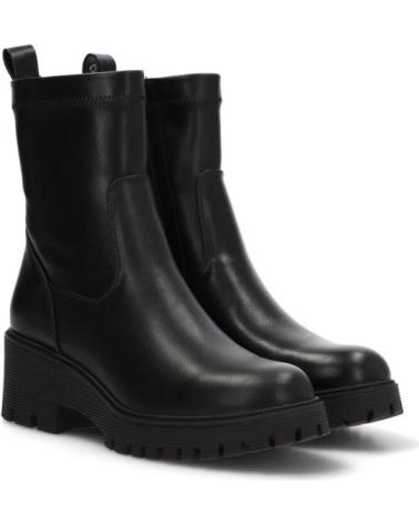 ZAPP BOTINES PLANOS MUJER 11048 NEGRO