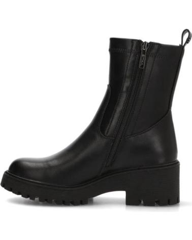ZAPP BOTINES PLANOS MUJER 11048 NEGRO