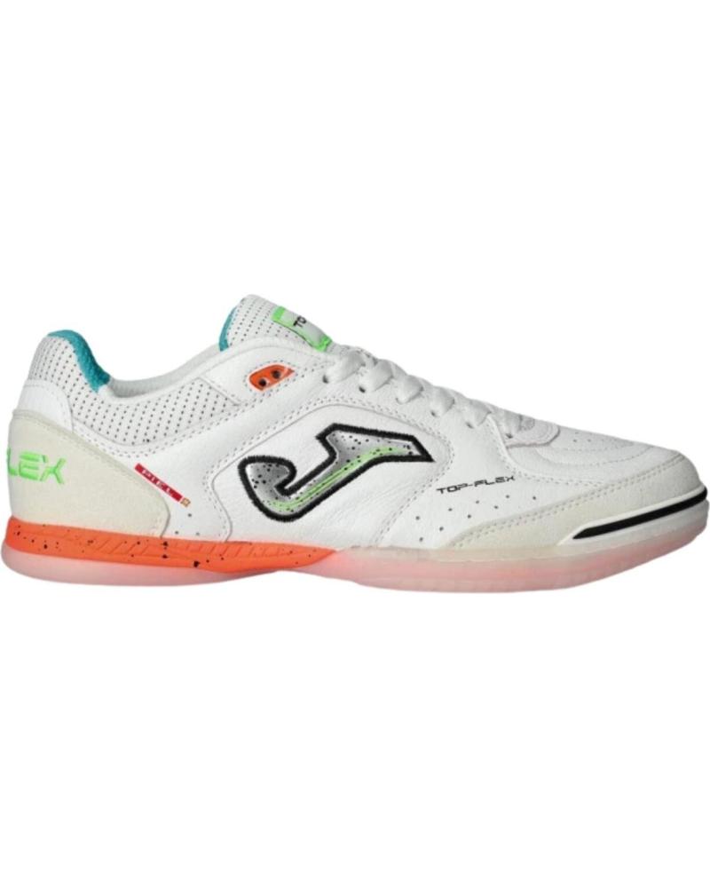 JOMA TOP FLEX 2532IN CHAUSSURES DE FUTSAL INDOOR BLANC VERT VERDE