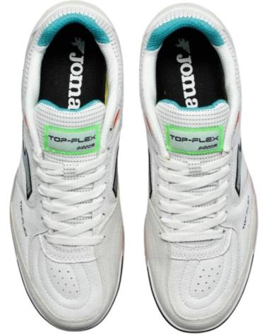 JOMA TOP FLEX 2532IN INDOOR FUTSAL SCHUHE WEISS GRÜN VERDE