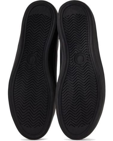 FRED PERRY BASELINE LEATHER B1306 SNEAKER SCHWARZ BLACK