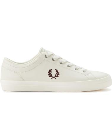 FRED PERRY BASELINE LEATHER B1306 SNEAKER HELL-ECRU BEIGE