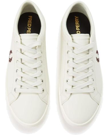 FRED PERRY BASELINE LEATHER B1306 SNEAKER HELL-ECRU BEIGE