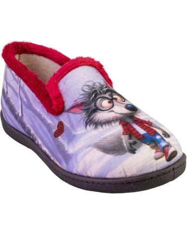 PANTOFOLE PLUMAFLEX 12215CHICA CAPPUCCIO ROSSO ROJO