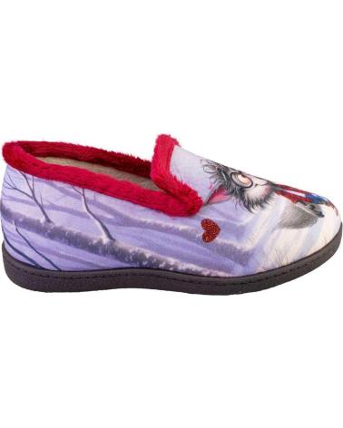 PANTOFOLE PLUMAFLEX 12215CHICA CAPPUCCIO ROSSO ROJO