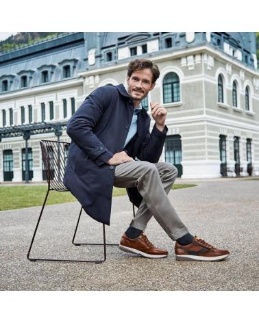 PIKOLINOS 6398C1 - SAPATILHA DE COURO COR CONHAQUE CUERO