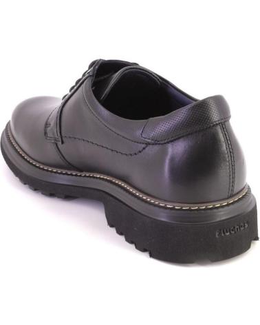 FLUCHOS F2054 SCHNÜRSCHUHE AUS SCHWARZEM LEDER NEGRO