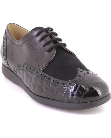 SCARPE PIESANTO 235540-25 BROGUE NERE STRINGATE NEGRO