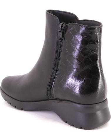 PIESANTO 255873 STIVALETTI IN PELLE NERA NEGRO