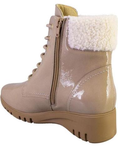 PIESANTO 235901CHAROLUX STIVALETTI CAMEL CON INTERNO IN MONTONE CAMEL