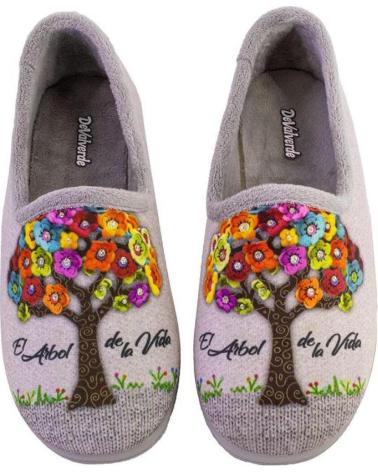 Inizio-DEVALVERDE-1192-ZAPATILLAS-DE-CASA-DE-MUJER-GRIS