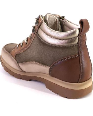 TREINTAS L4460 - BOTINES CASUAL DE ANTE SERRAJE TAUPE TAUPE