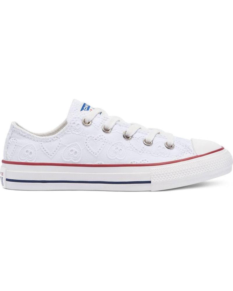 CONVERSE CHUCK LOVE BAJA BLANCAS BLANCO