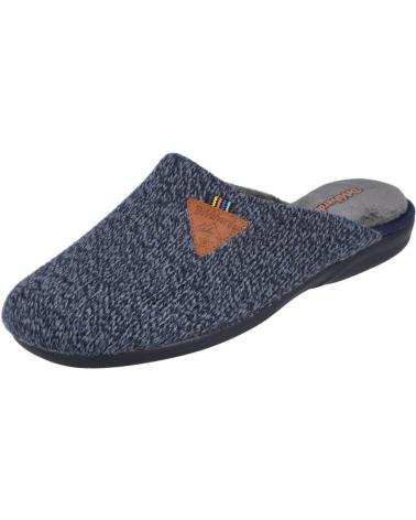DEVALVERDE 3530 MARINO - ZAPATILLAS CONFORTABLES PARA EL HOGAR MARINO