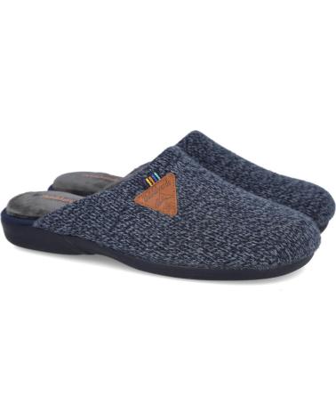 DEVALVERDE 3530 MARINO - ZAPATILLAS CONFORTABLES PARA EL HOGAR MARINO