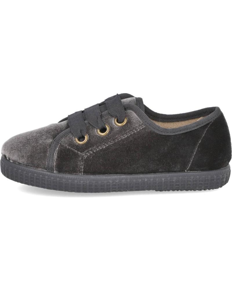 BATILAS 53551 ZAPATO BLUCHER DE TERCIOPELO GRIS GRIS