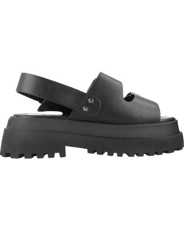 SANDALI BUFFALO PLUTO ARI NERI CON SUOLA CARRARMATO BLACK