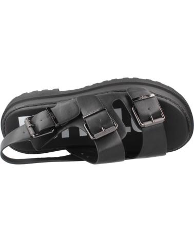 SANDALI BUFFALO PLUTO ARI NERI CON SUOLA CARRARMATO BLACK