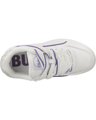 ZAPATILLAS BUFFALO ORCUS LUXE BLANCAS CON PLATAFORMA Y DETALLES WHTPRPLE