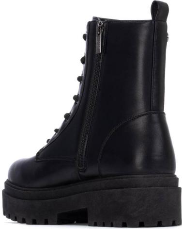 XTI 130460 BLACK MILITARY BOOTS NEGRO