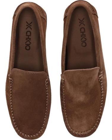 MOCASSINS CHIKA10 ST DRIVER 1860 MARRON GRILLÉ TOSTADO-DK BEIG