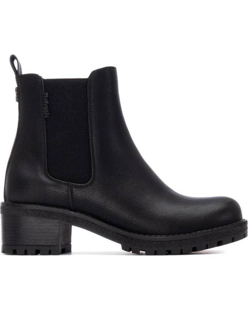 BOTÍN CHELSEA REFRESH 172919 NEGRO CON SUELA TRACK NEGRO