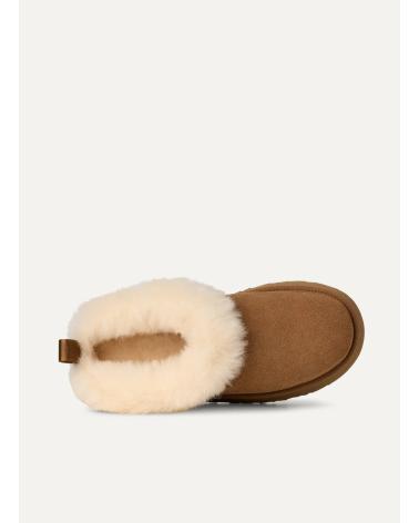 UGG BOTINES PLANOS MUJER W TAZZELLE CUERO MARRóN